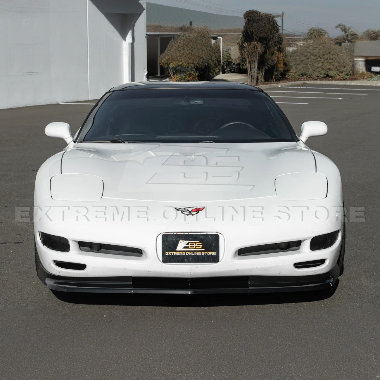 Chevrolet Corvette C5 ZR1 Style Gloss Black Front Lip Side Skirts Rear Spoiler Kit 1997-2004