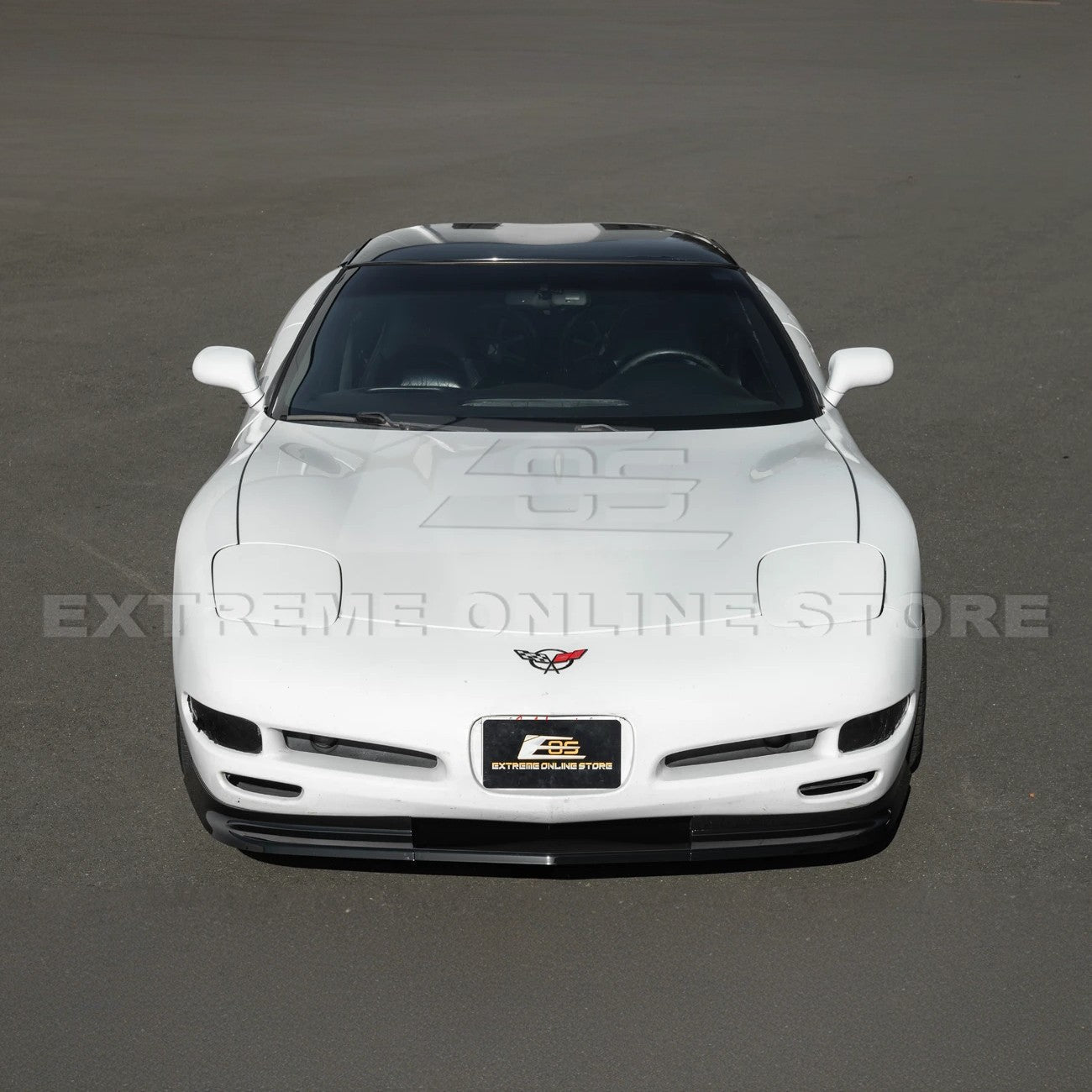 Chevrolet Corvette C5 ZR1 Style Gloss Black Front Lip Side Skirts Rear Spoiler Kit 1997-2004