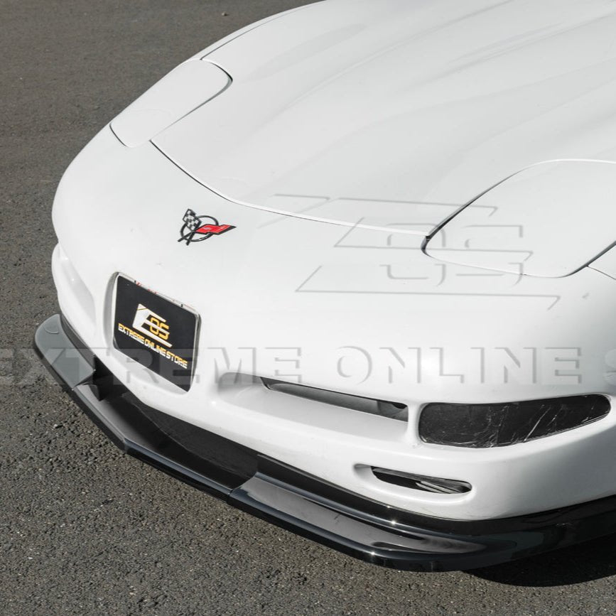 Chevrolet Corvette C5 ZR1 Style Gloss Black Front Lip Side Skirts Rear Spoiler Kit 1997-2004