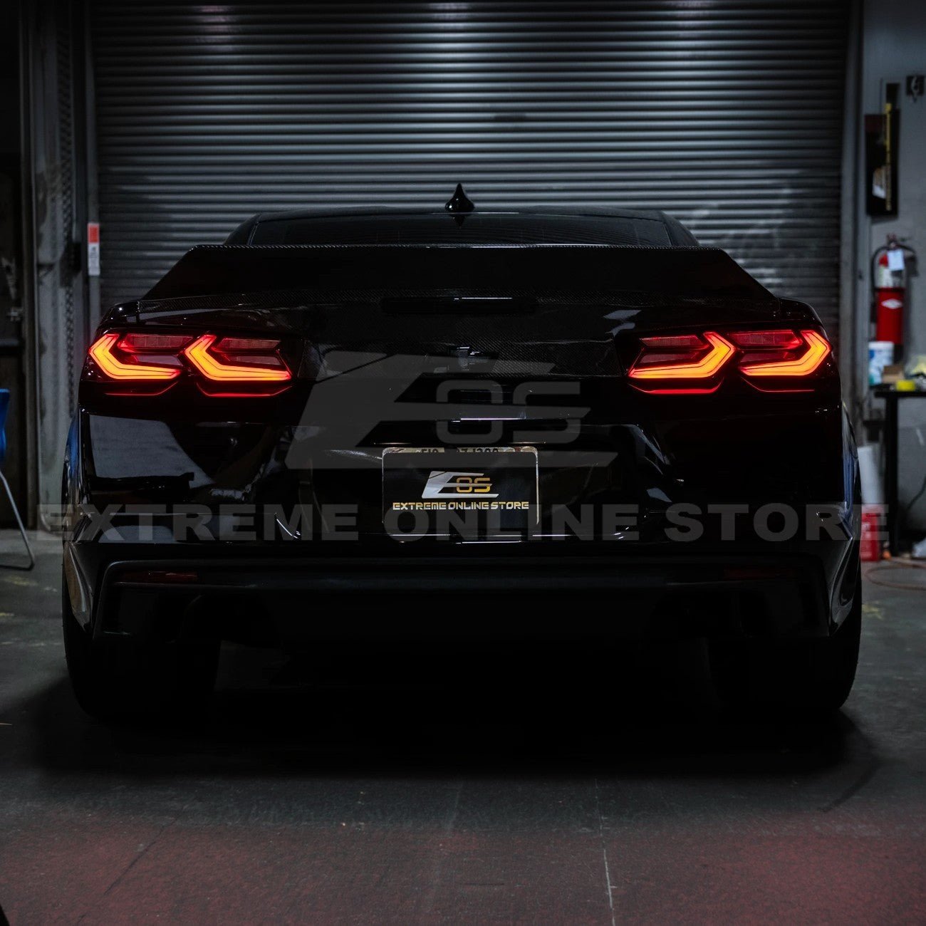 Chevrolet Camaro C8 Style Sequential LED Rear Taillights Smoke Clear Red Lens 2019-Up