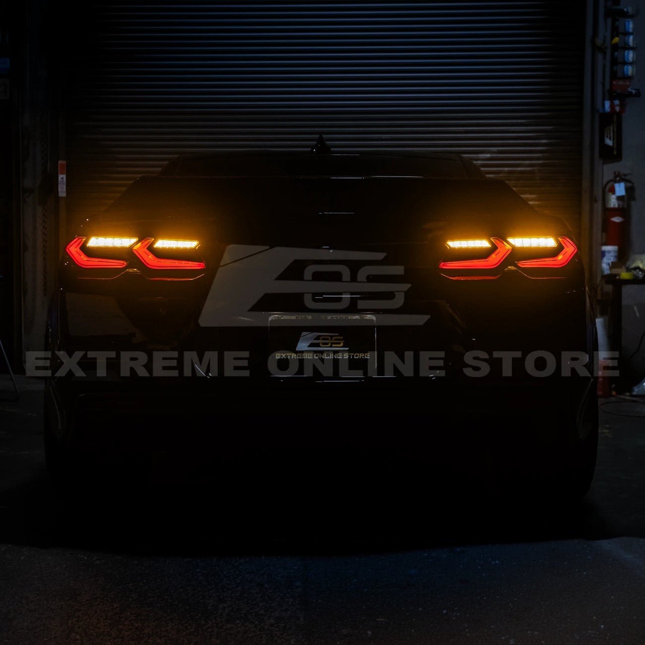 Chevrolet Camaro C8 Style Sequential LED Rear Taillights Smoke Clear Red Lens 2019-Up
