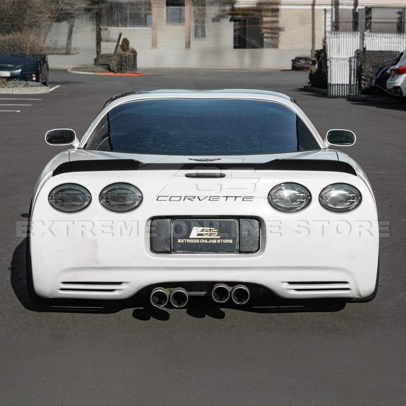 Chevrolet Corvette C5 ZR1 Style Gloss Black Front Lip Side Skirts Rear Spoiler Kit 1997-2004
