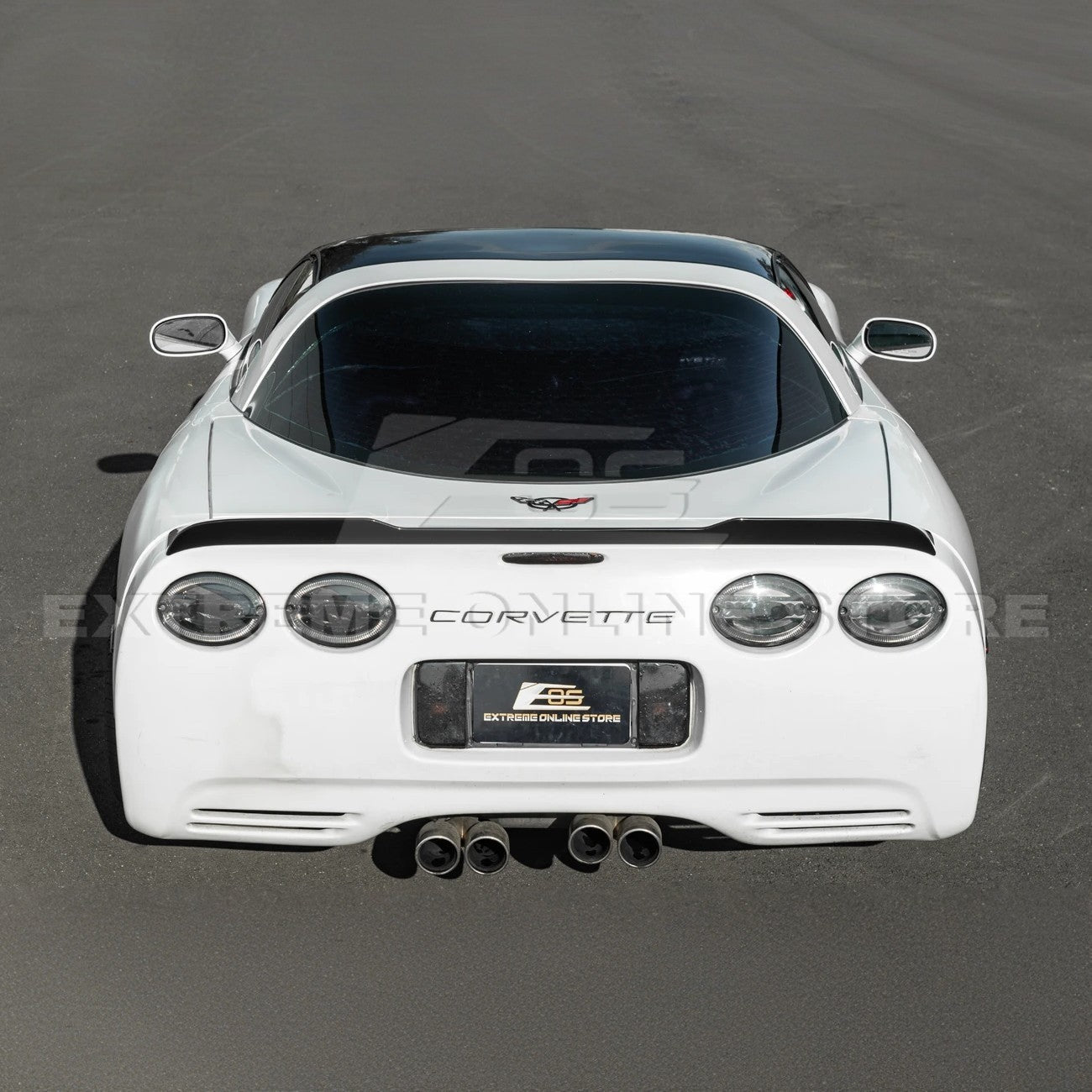 Chevrolet Corvette C5 ZR1 Style Gloss Black Front Lip Side Skirts Rear Spoiler Kit 1997-2004