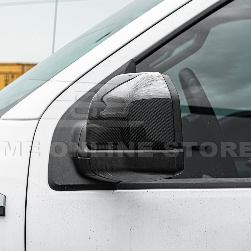 Ford F-150 Factory Style Carbon Fiber Side Mirror Cap Covers 2015-2020