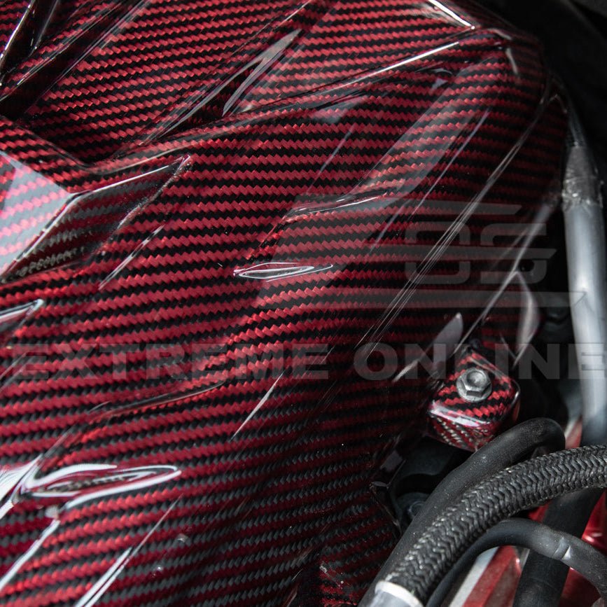 Chevrolet Corvette C8 LT2 Dry Carbon Fiber Rear Engine Cover 2020-Up