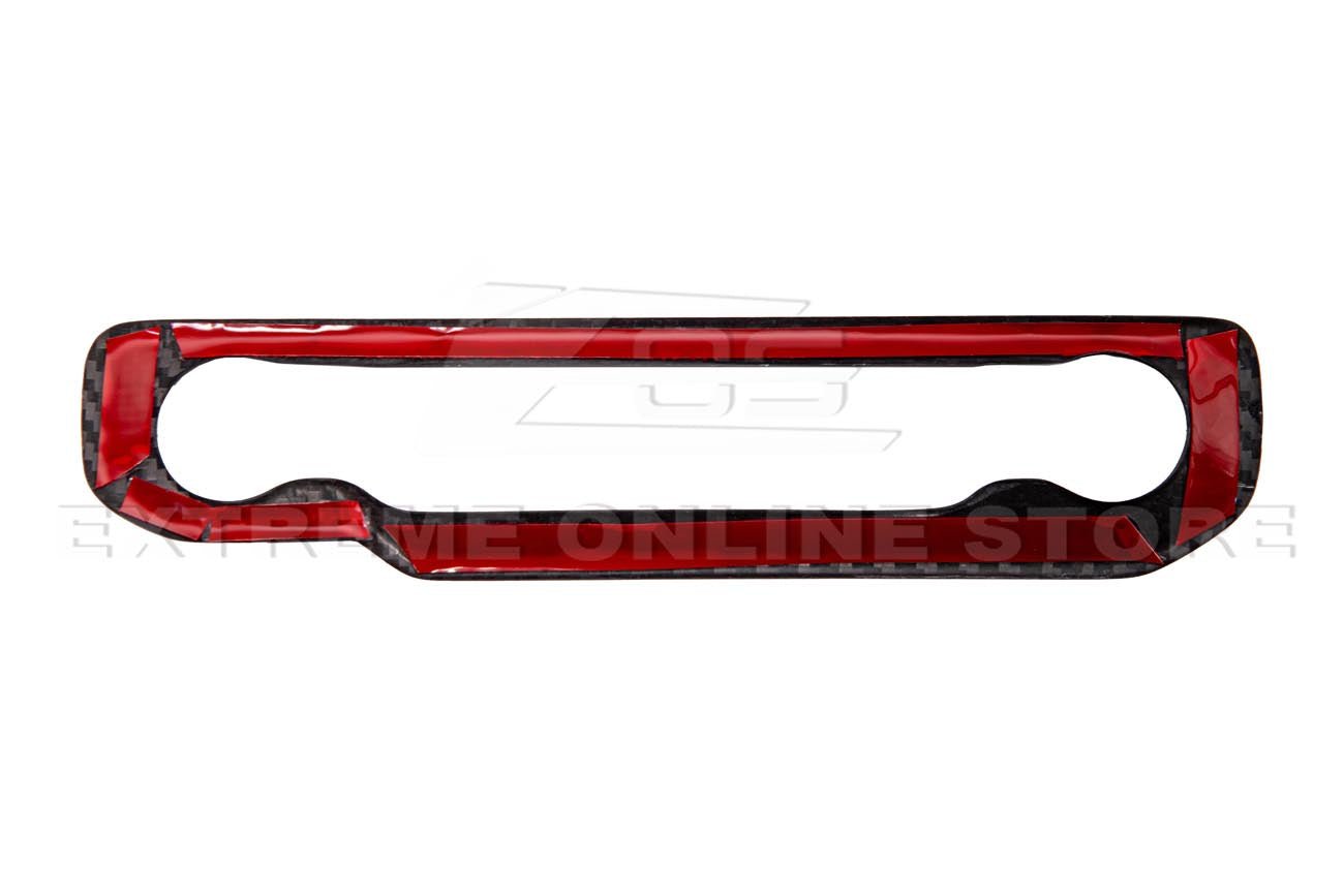 Ford Mustang S650 Factory Style Dry Carbon Fiber AC Control Panel Cover 2024-Up
