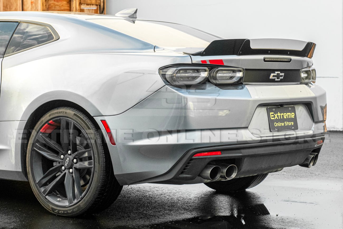 Chevrolet Camaro 6th Gen Blade Wing Wickerbill Extension Smoke Tinted Spoiler 2016-2024