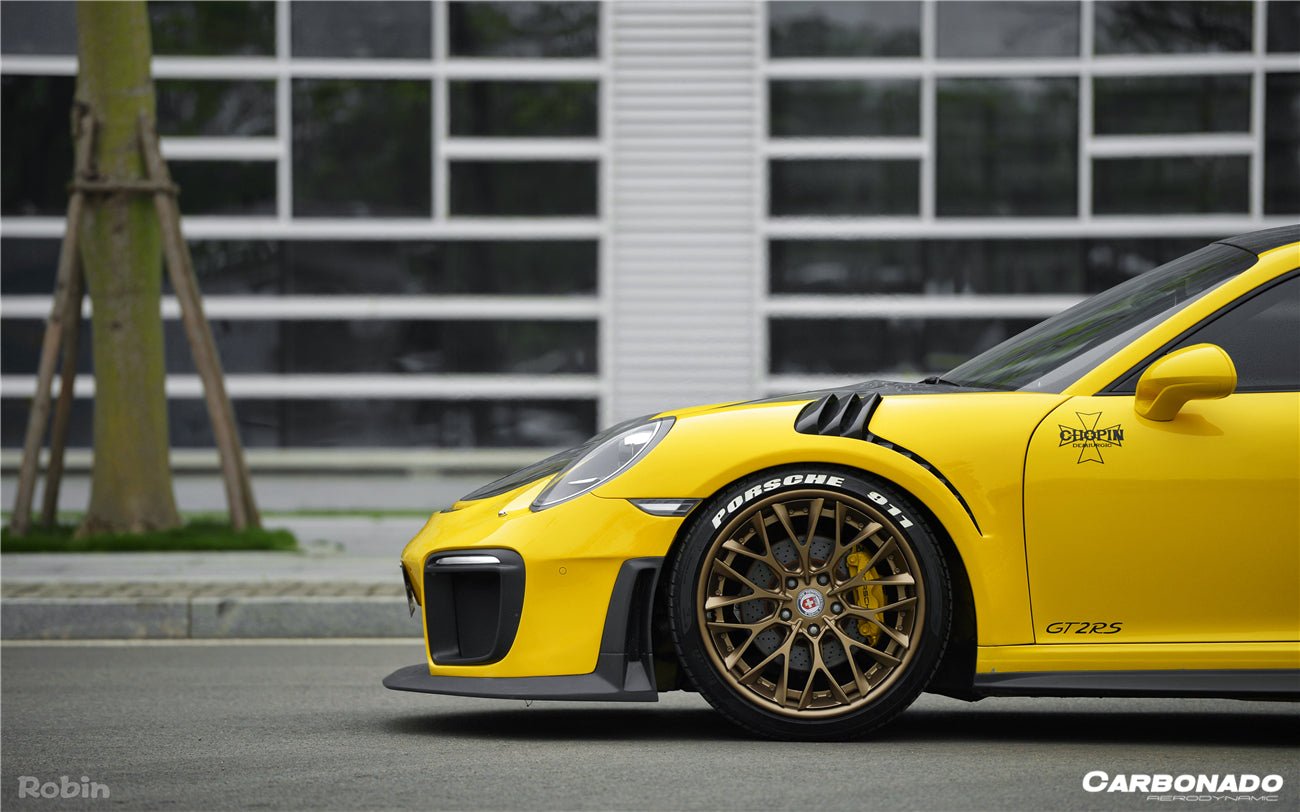 2012-2015 Porsche 911 991.1 Carrera/Targa S/4/4s GT2RS Style Front Bumper - Carbonado