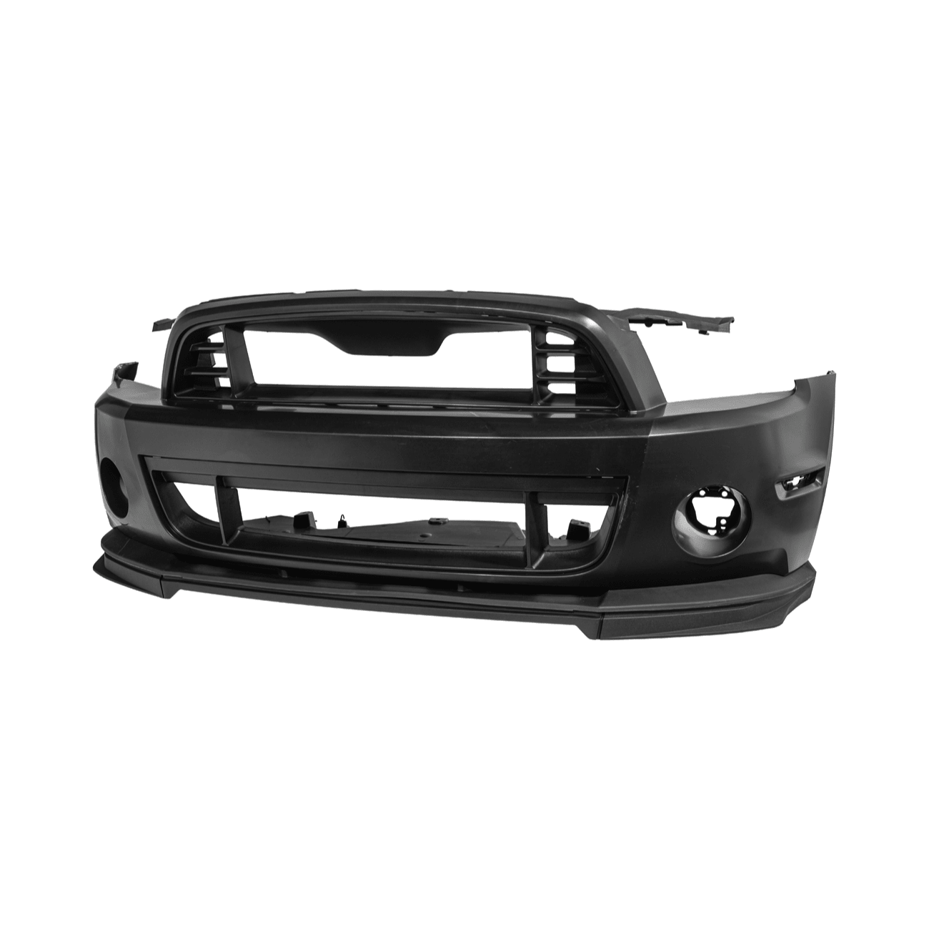 Ford Mustang S197 GT500 Style Primed Black Front Bumper Cover 2010-2014