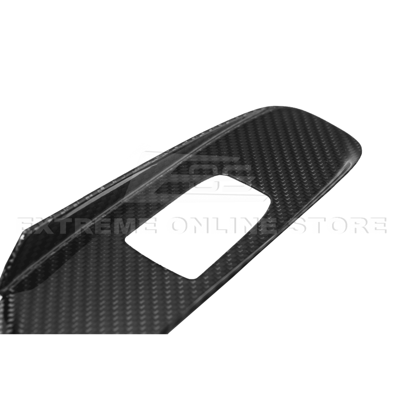Chevrolet Corvette C8 Dry Carbon Fiber Door Window Control Panel Switch Cover Convertible 2020-Up
