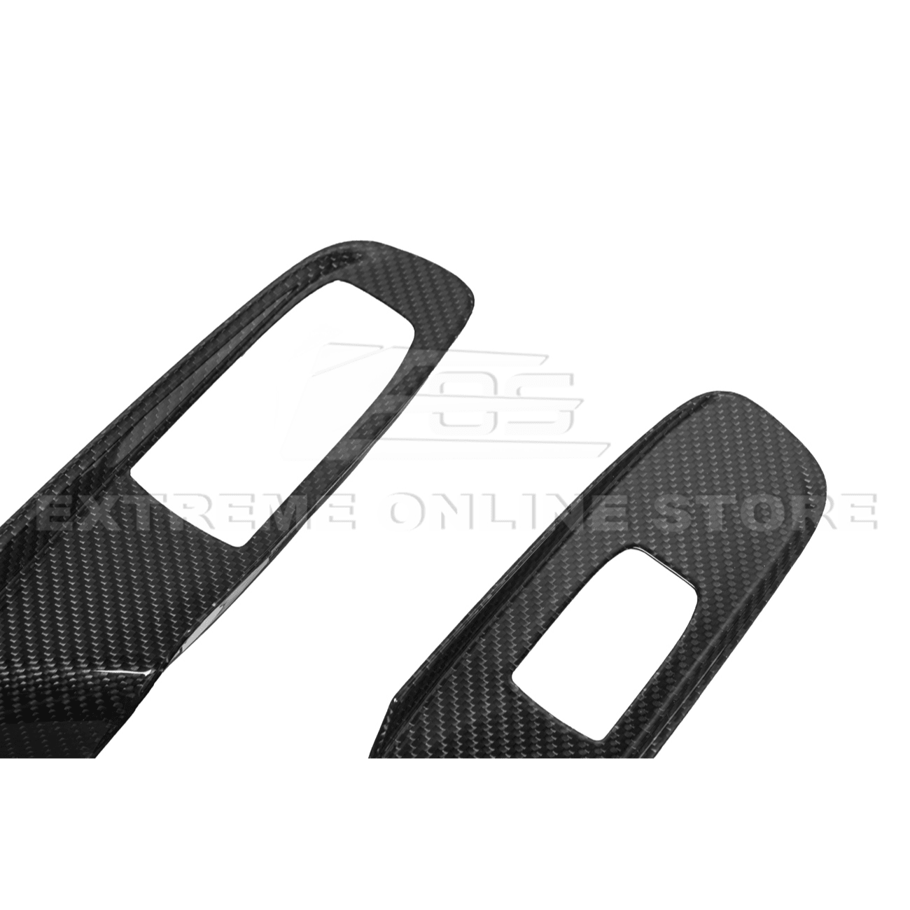 Chevrolet Corvette C8 Dry Carbon Fiber Door Window Control Panel Switch Cover Convertible 2020-Up