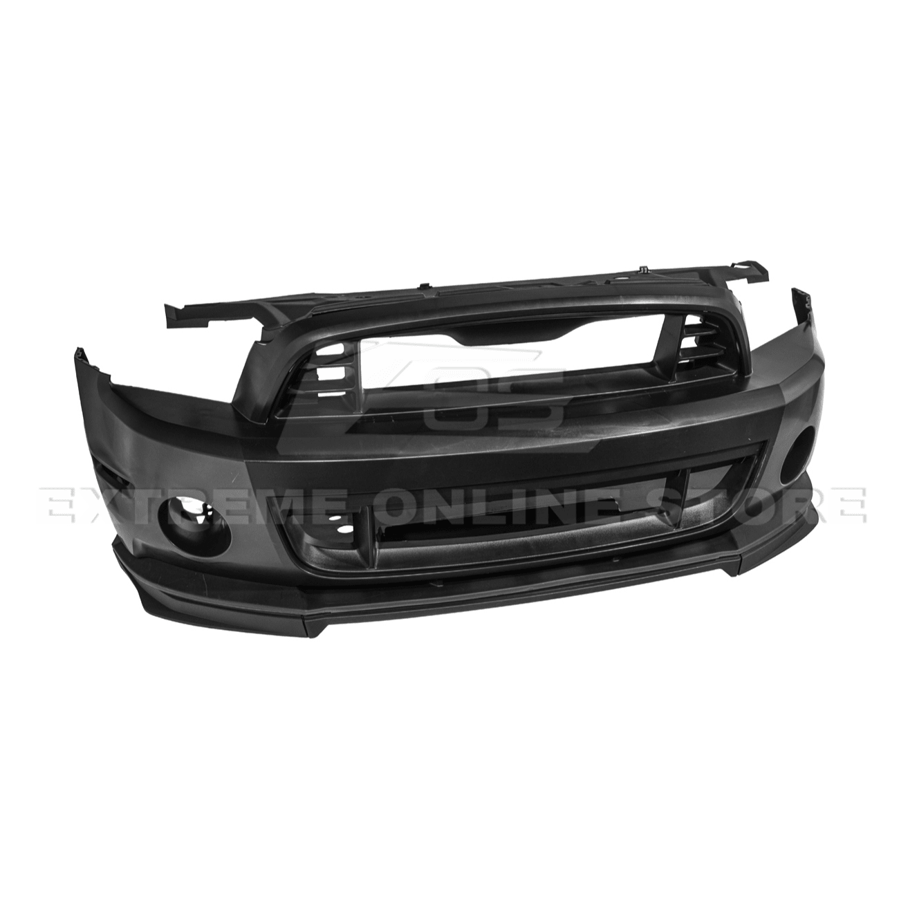 Ford Mustang S197 GT500 Style Primed Black Front Bumper Cover 2010-2014