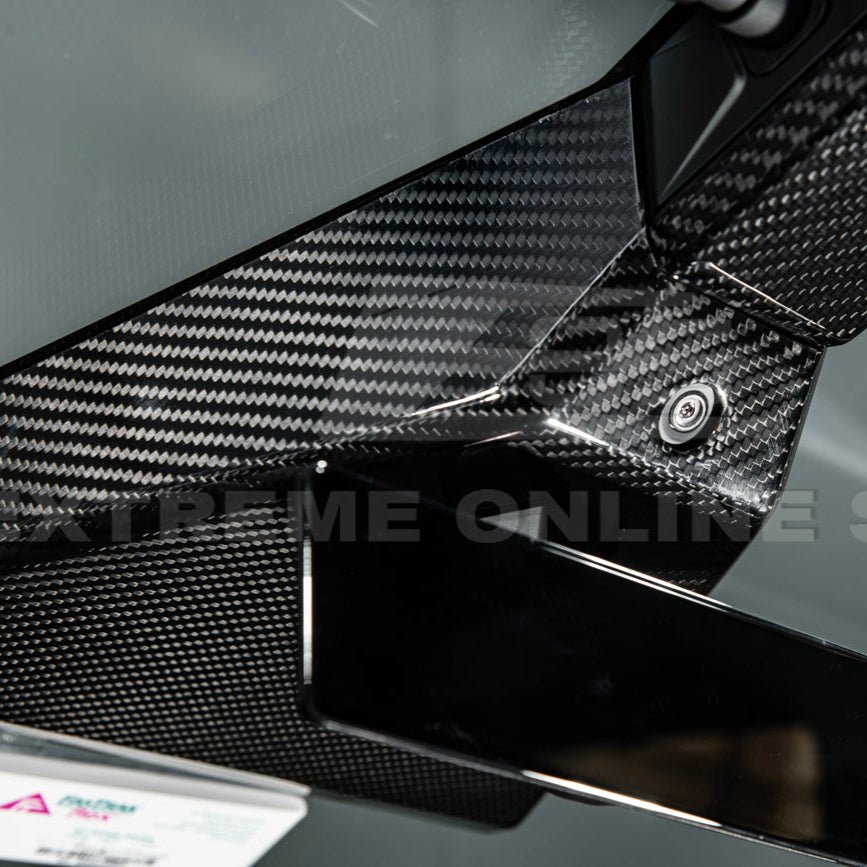 Tesla Cybertruck Factory Style Dry Carbon Fiber Rear View Mirror Upper Cover 2024-Up