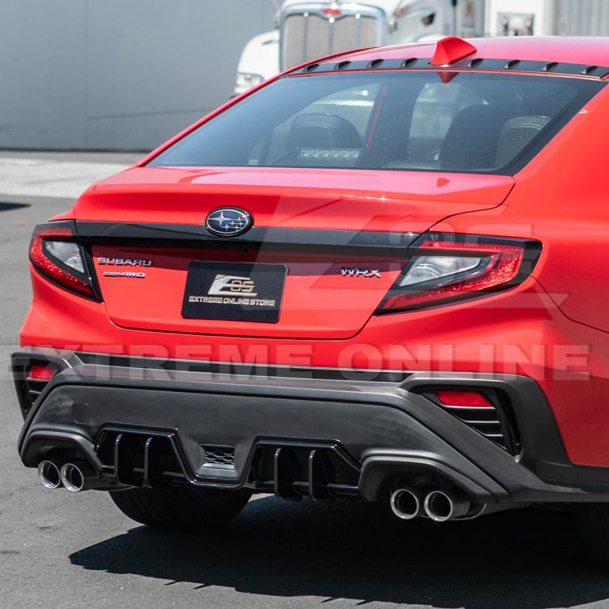 Subaru WRX VB JDM Performance Style Matte Gloss Black Rear Bumper Diffuser 2022-Present