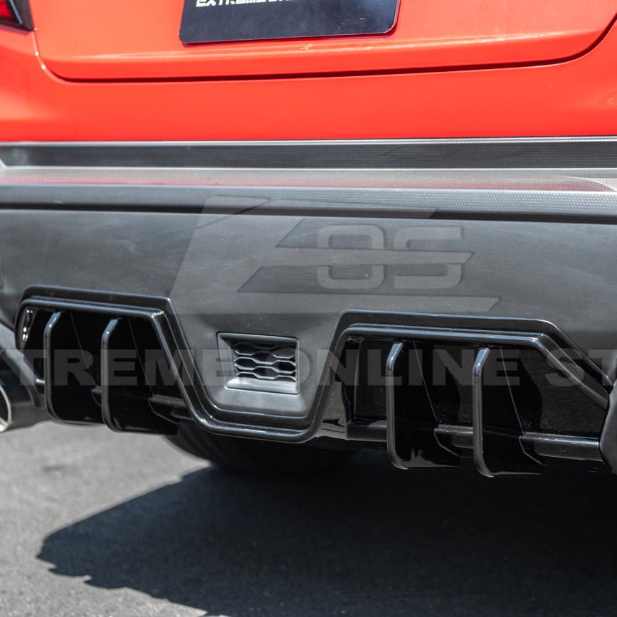 Subaru WRX VB JDM Performance Style Matte Gloss Black Rear Bumper Diffuser 2022-Present