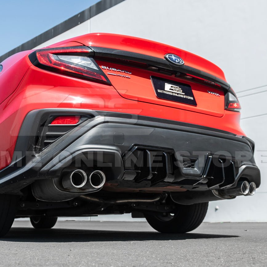 Subaru WRX VB JDM Performance Style Matte Gloss Black Rear Bumper Diffuser 2022-Present