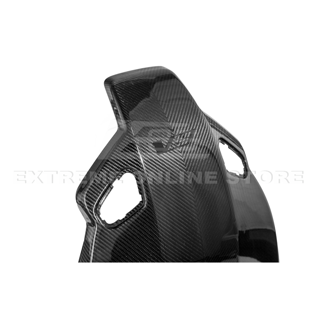Cadillac CTS-V ATS-V Blackwing Style Dry Carbon Fiber Seat Back Cover Set 2016-2019