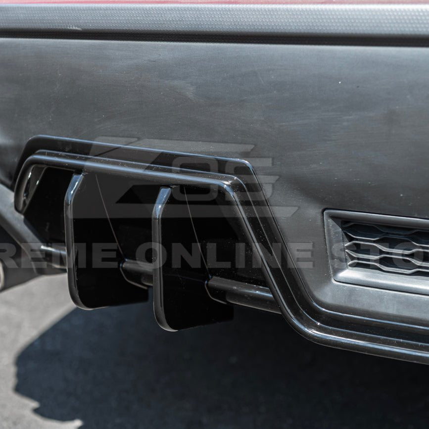 Subaru WRX VB JDM Performance Style Matte Gloss Black Rear Bumper Diffuser 2022-Present