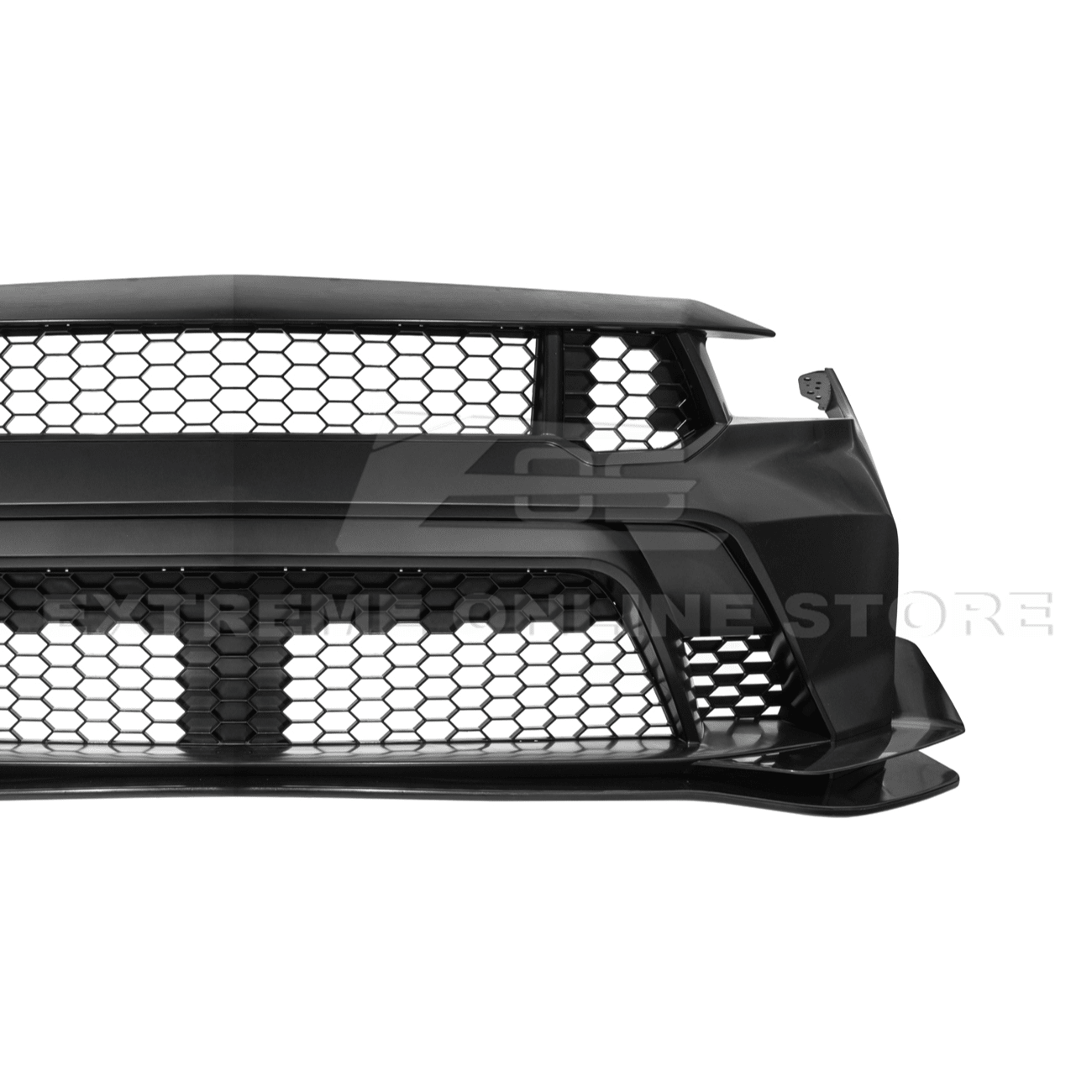 Mustang S650 GTD Style Primed Front Bumper Conversion Kit Grille Lip 2024-Up