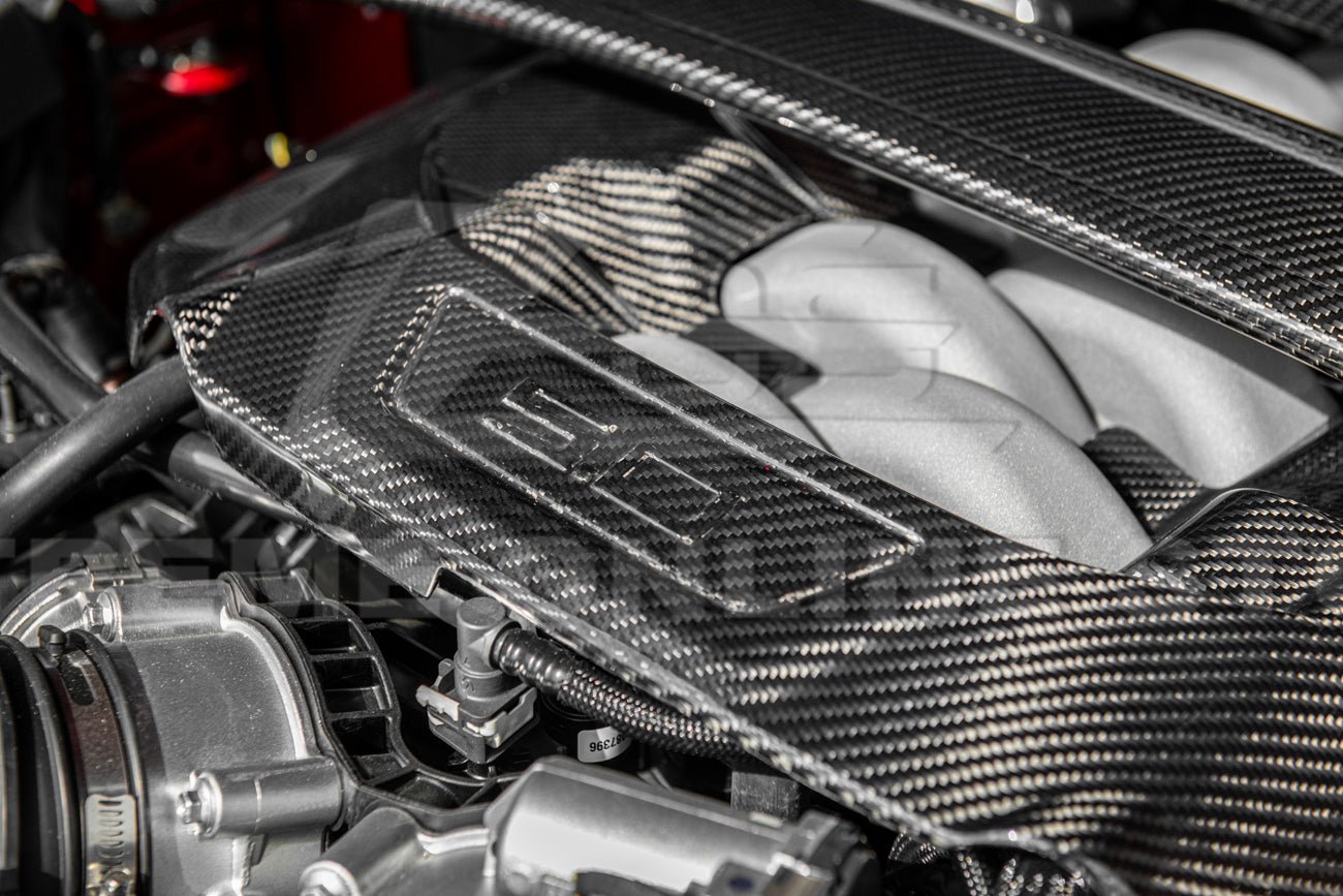 Ford Mustang S650 Dry Carbon Fiber Engine Strut Bar Brace 2024-Up
