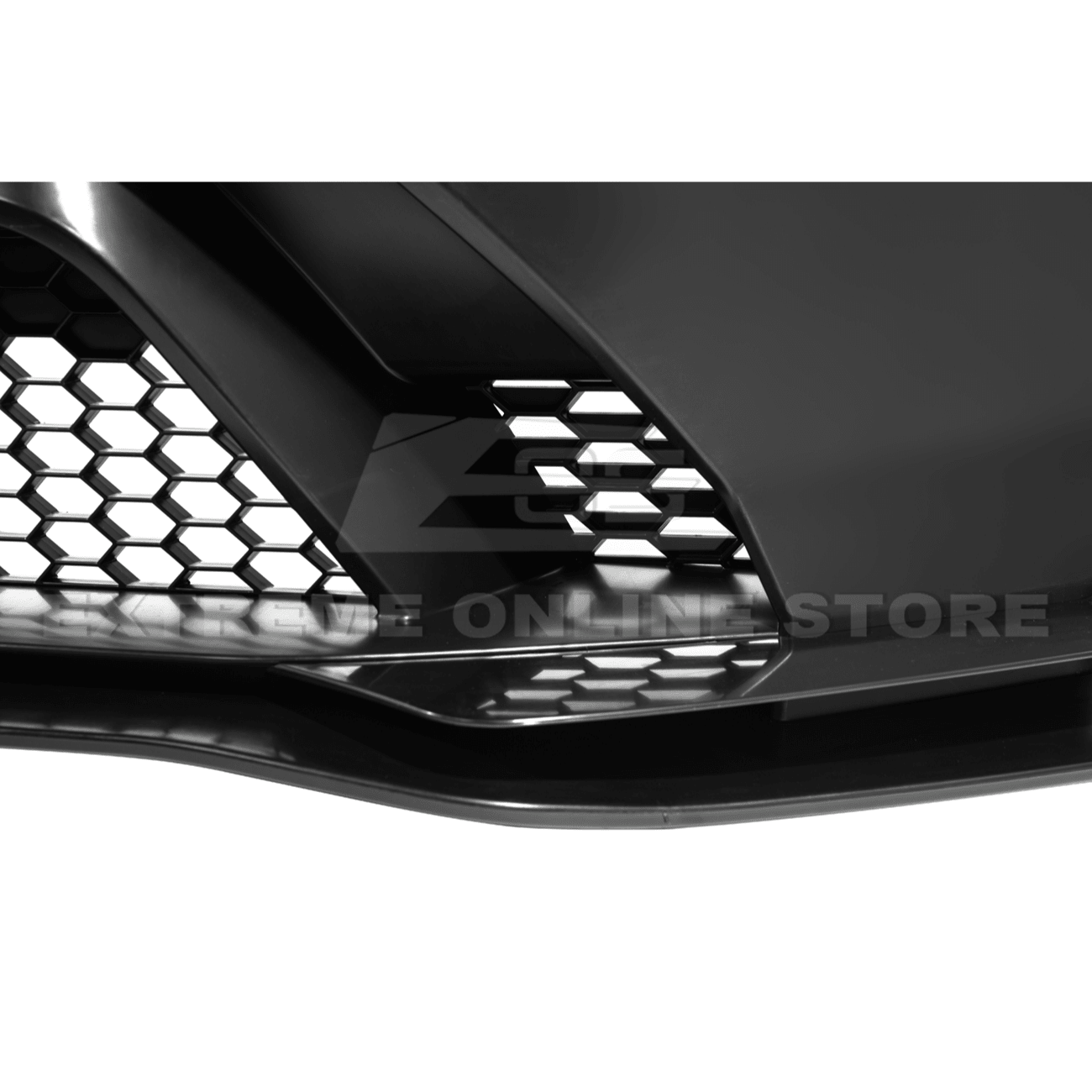 Mustang S650 GTD Style Primed Front Bumper Conversion Kit Grille Lip 2024-Up