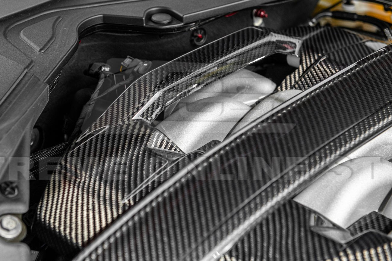 Ford Mustang S650 Dry Carbon Fiber Engine Strut Bar Brace 2024-Up