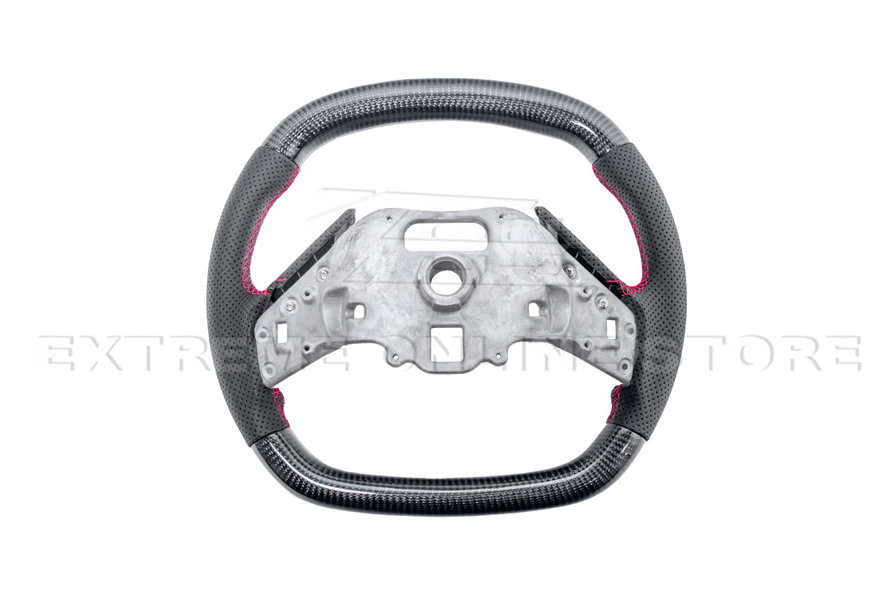 Corvette C8 Carbon Fiber Steering Wheel (Custom Order)