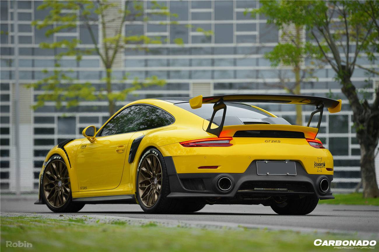 2012-2015 Porsche 911 991.1 Carrera S GT2RS Style Rear Bumper (Need Change 991.2 Tailight) - Carbonado