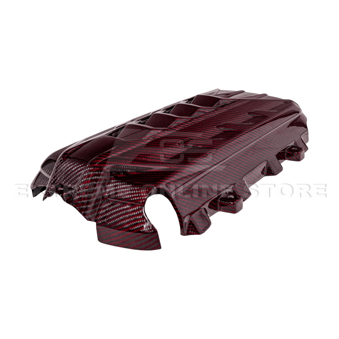 Chevrolet Corvette C8 LT2 Dry Carbon Fiber Rear Engine Cover 2020-Up