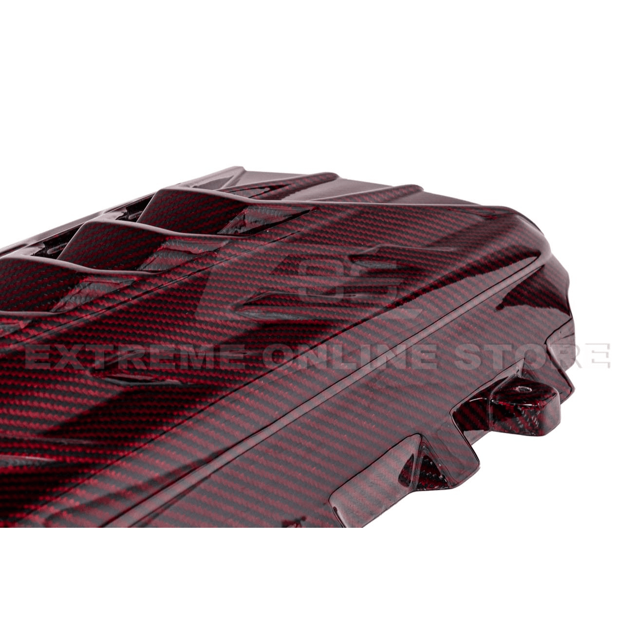 Chevrolet Corvette C8 LT2 Dry Carbon Fiber Rear Engine Cover 2020-Up