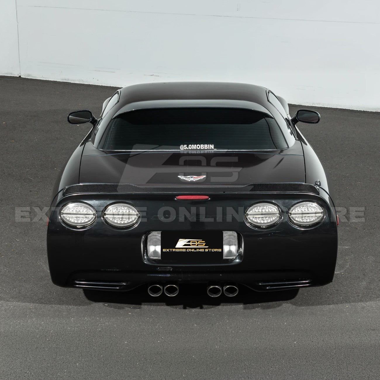 Corvette C5 Z06 EOS Carbon Fiber Rear Roof Wing Deck Lid Spoiler 1997-2004