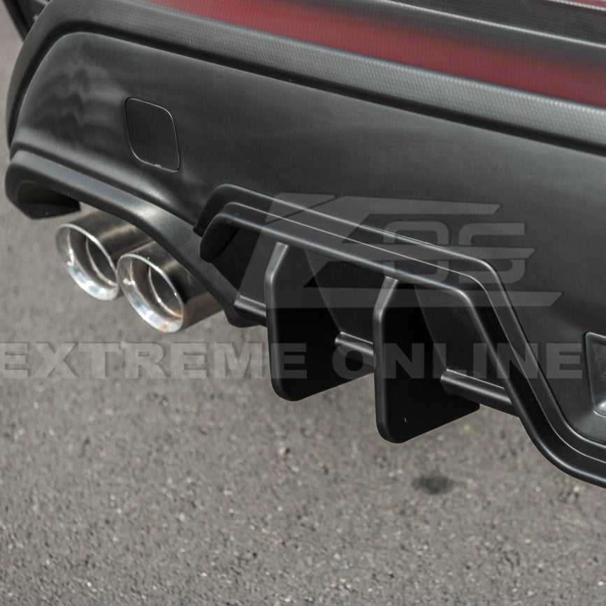 Subaru WRX VB JDM Performance Style Matte Gloss Black Rear Bumper Diffuser 2022-Present