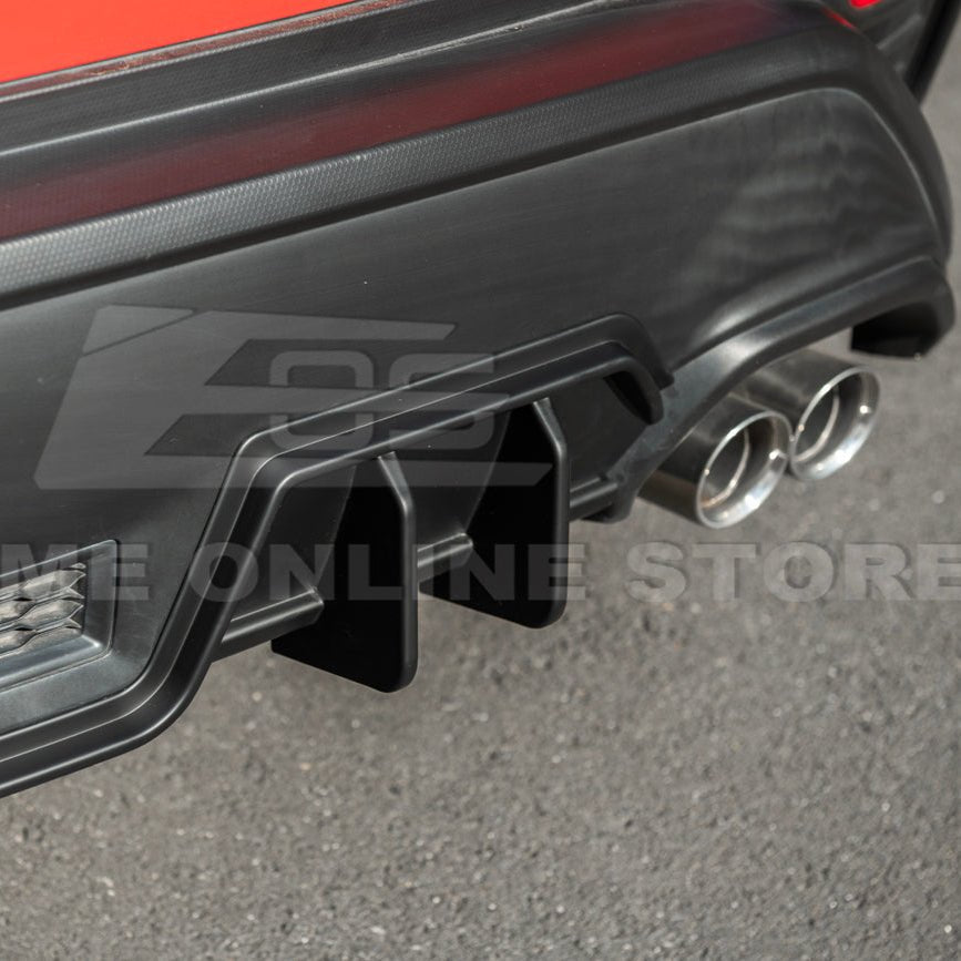 Subaru WRX VB JDM Performance Style Matte Gloss Black Rear Bumper Diffuser 2022-Present