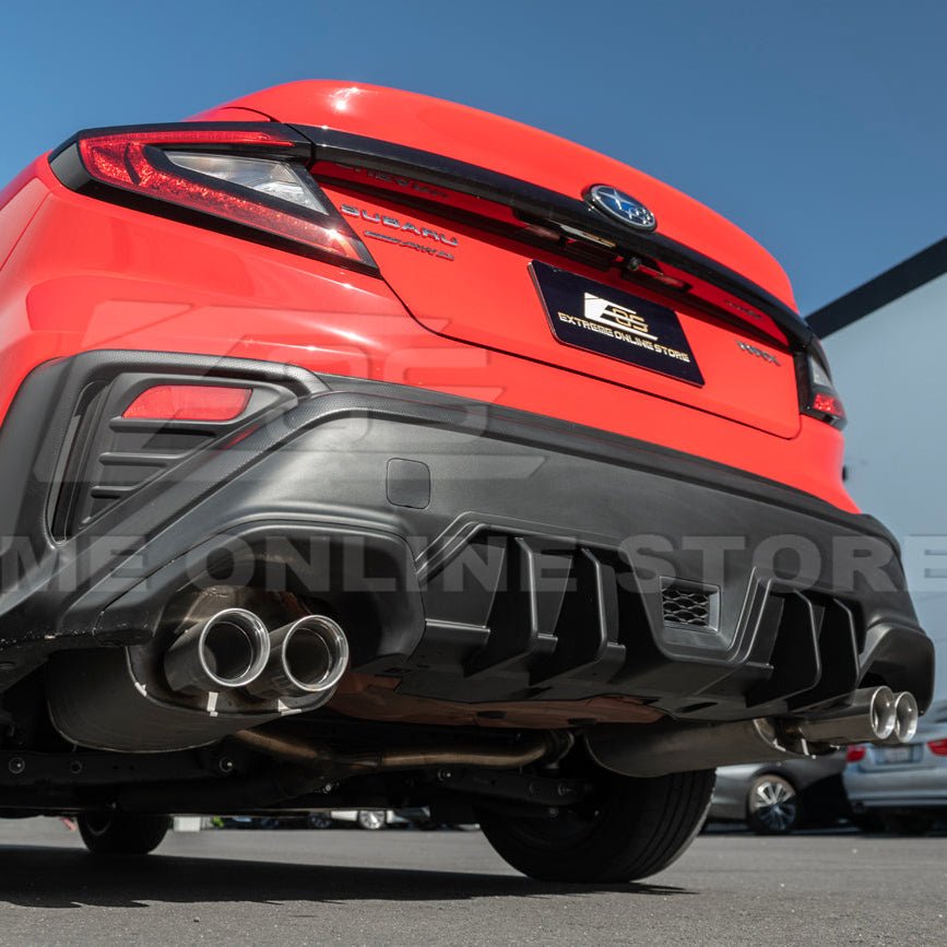 Subaru WRX VB JDM Performance Style Matte Gloss Black Rear Bumper Diffuser 2022-Present