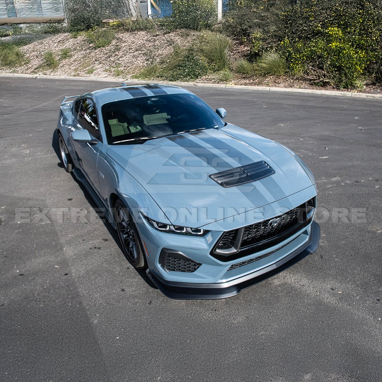 Ford Mustang S650 Factory Style Dry Carbon Fiber Front Hood Vent 2024-Up