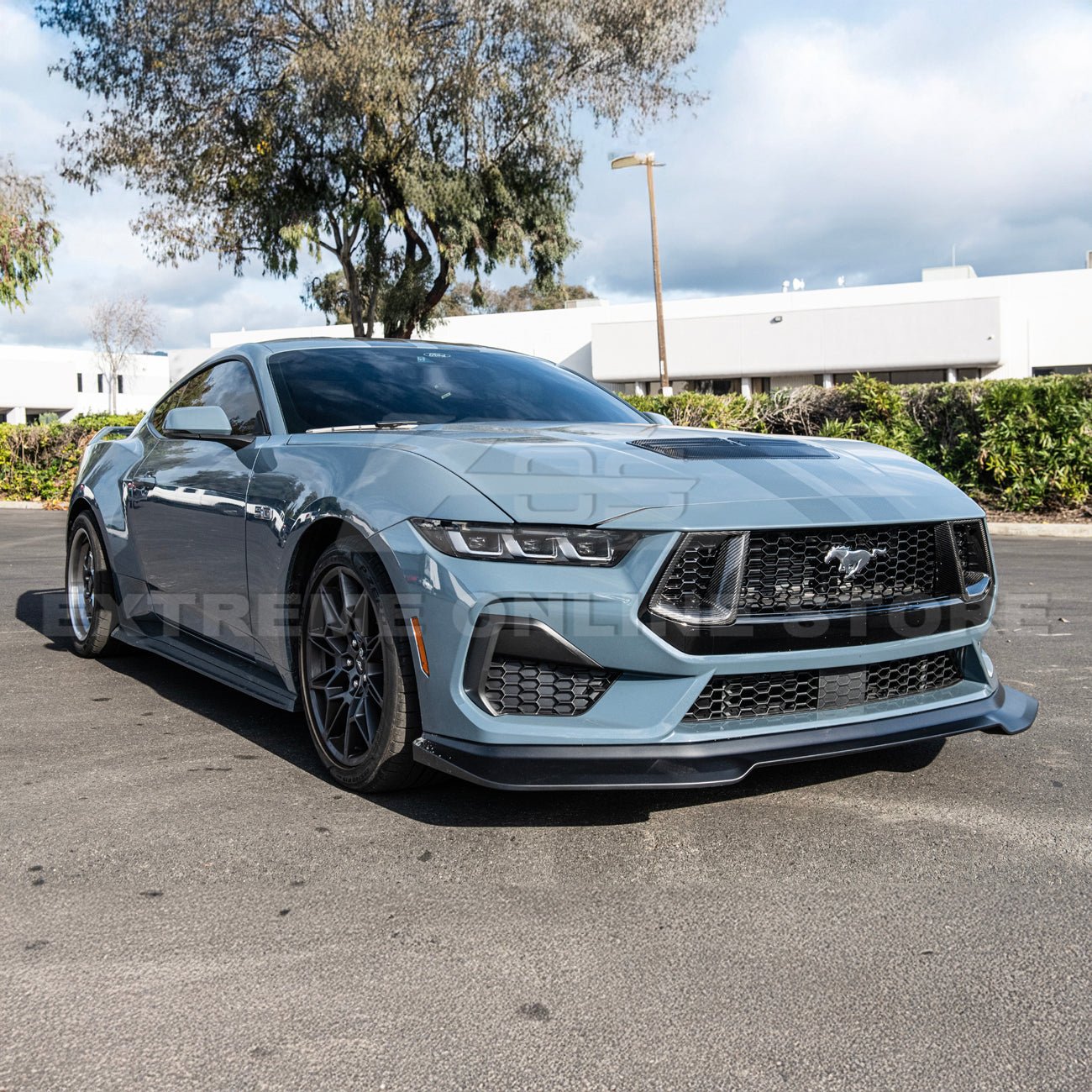 Ford Mustang S650 Factory Style Dry Carbon Fiber Front Hood Vent 2024-Up