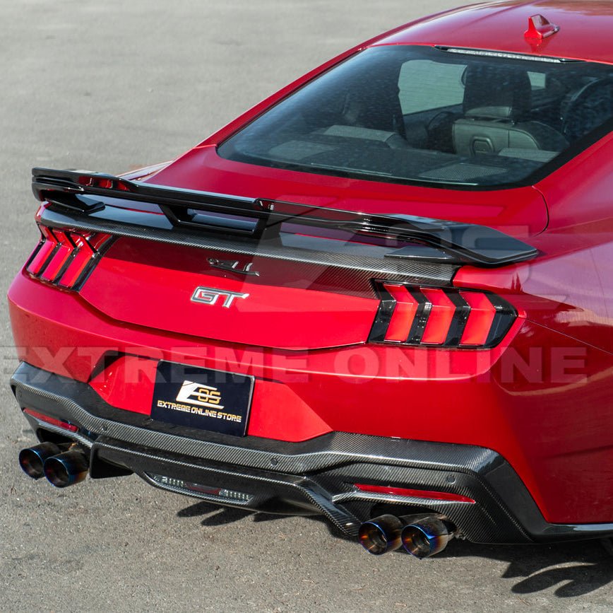 Ford Mustang S650 Dark Horse Rear Trunk Wing Gurney Flap Spoiler 2024-Up