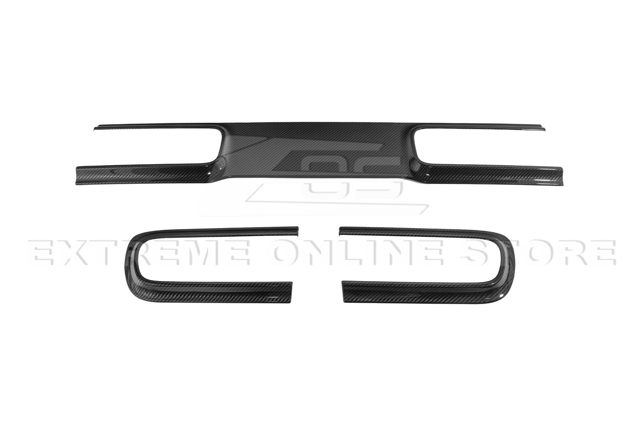 Dodge Challenger Carbon Fiber Rear Taillight Bezel Cover 2015-2023