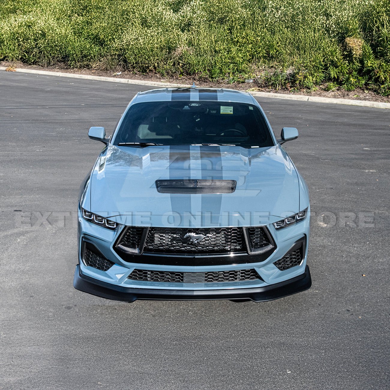 Ford Mustang S650 Factory Style Dry Carbon Fiber Front Hood Vent 2024-Up