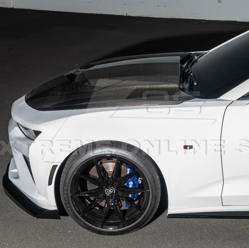 Chevrolet Camaro SS T6 Style Front Lip Splitter with Side End Caps 2016-2024