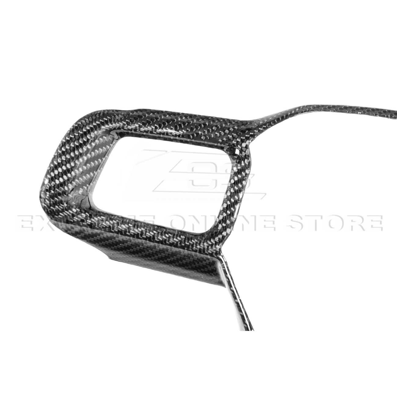 Mustang S650 Carbon Fiber Steering Wheel Trim Full Cover 2024-Up