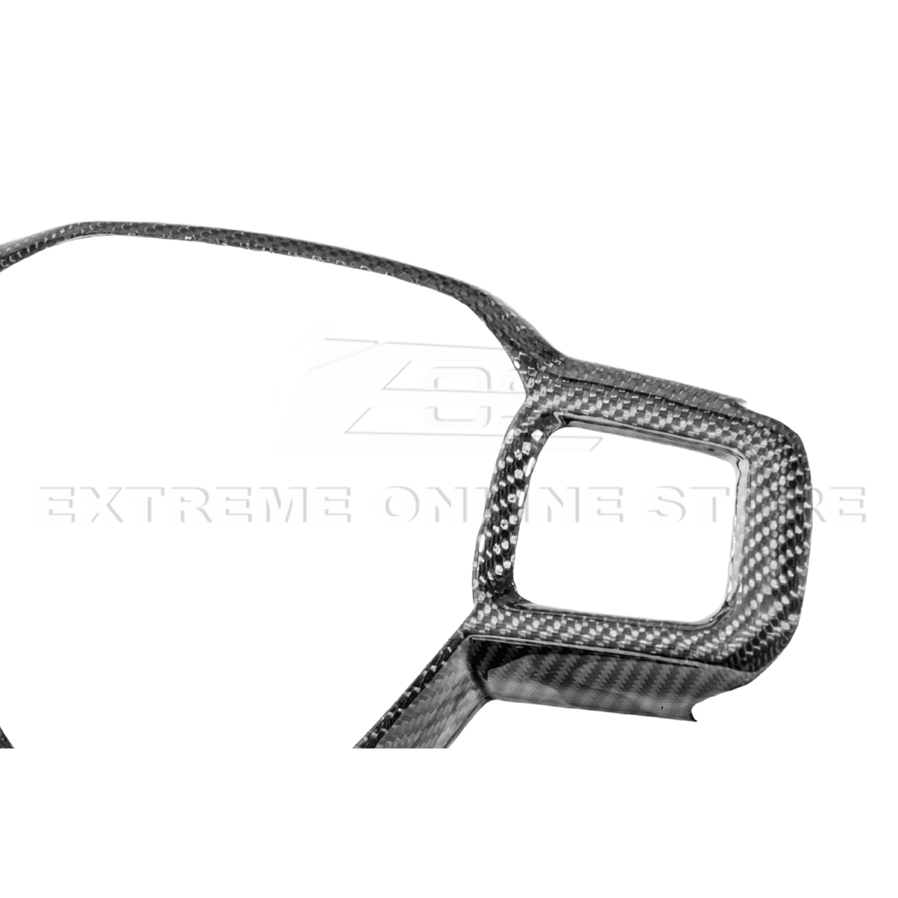 Mustang S650 Carbon Fiber Steering Wheel Trim Full Cover 2024-Up