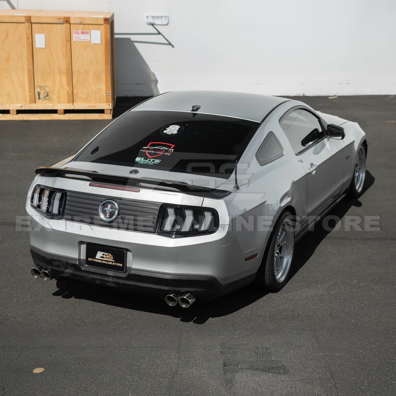 Ford Mustang S197 S550 GT500 Style Gloss Black Rear Trunk Wing Spoiler 2010-2014