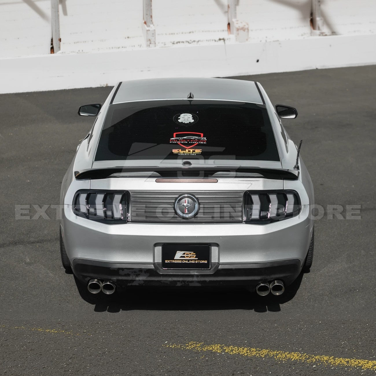 Ford Mustang S197 S550 GT500 Style Gloss Black Rear Trunk Wing Spoiler 2010-2014