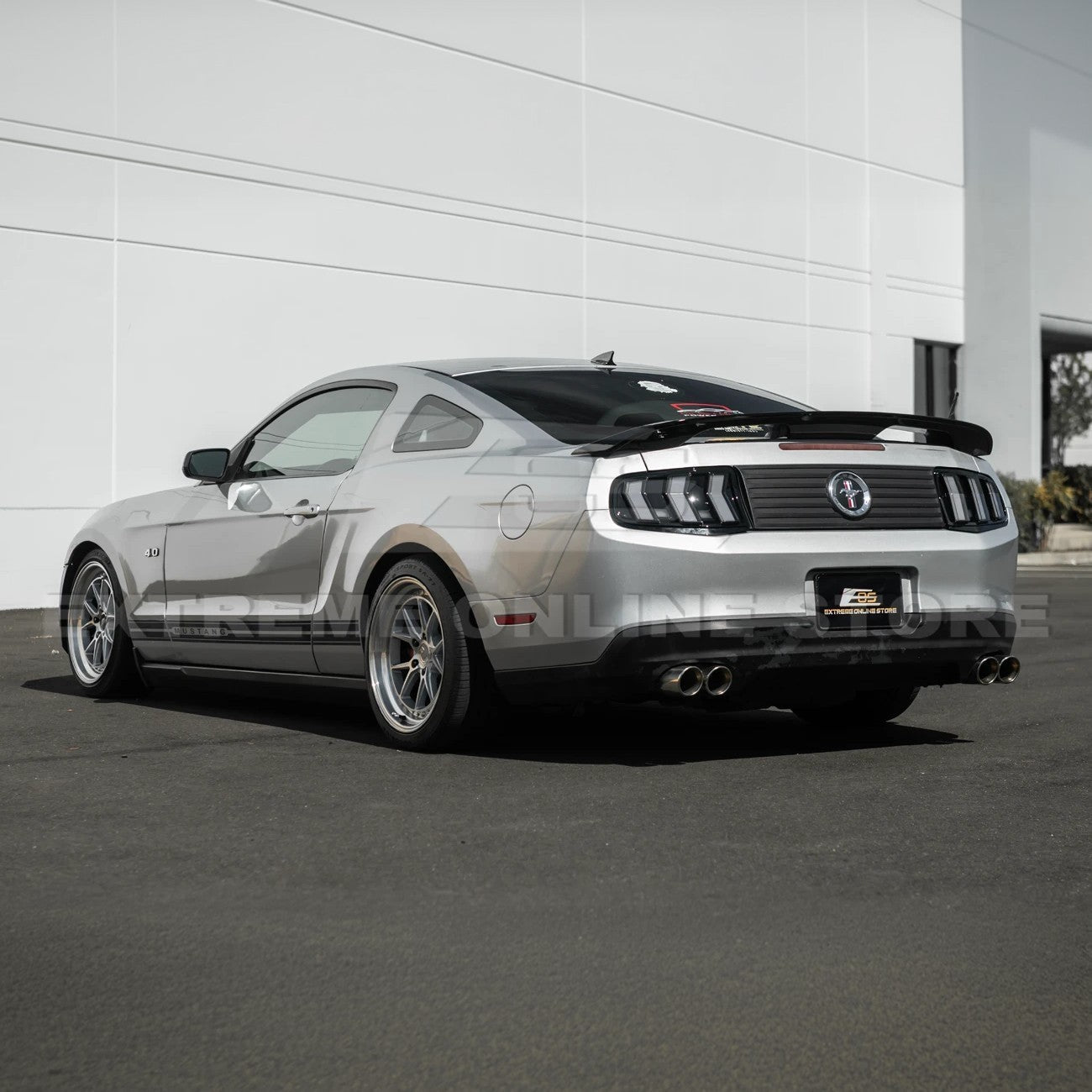 Ford Mustang S197 S550 GT500 Style Gloss Black Rear Trunk Wing Spoiler 2010-2014