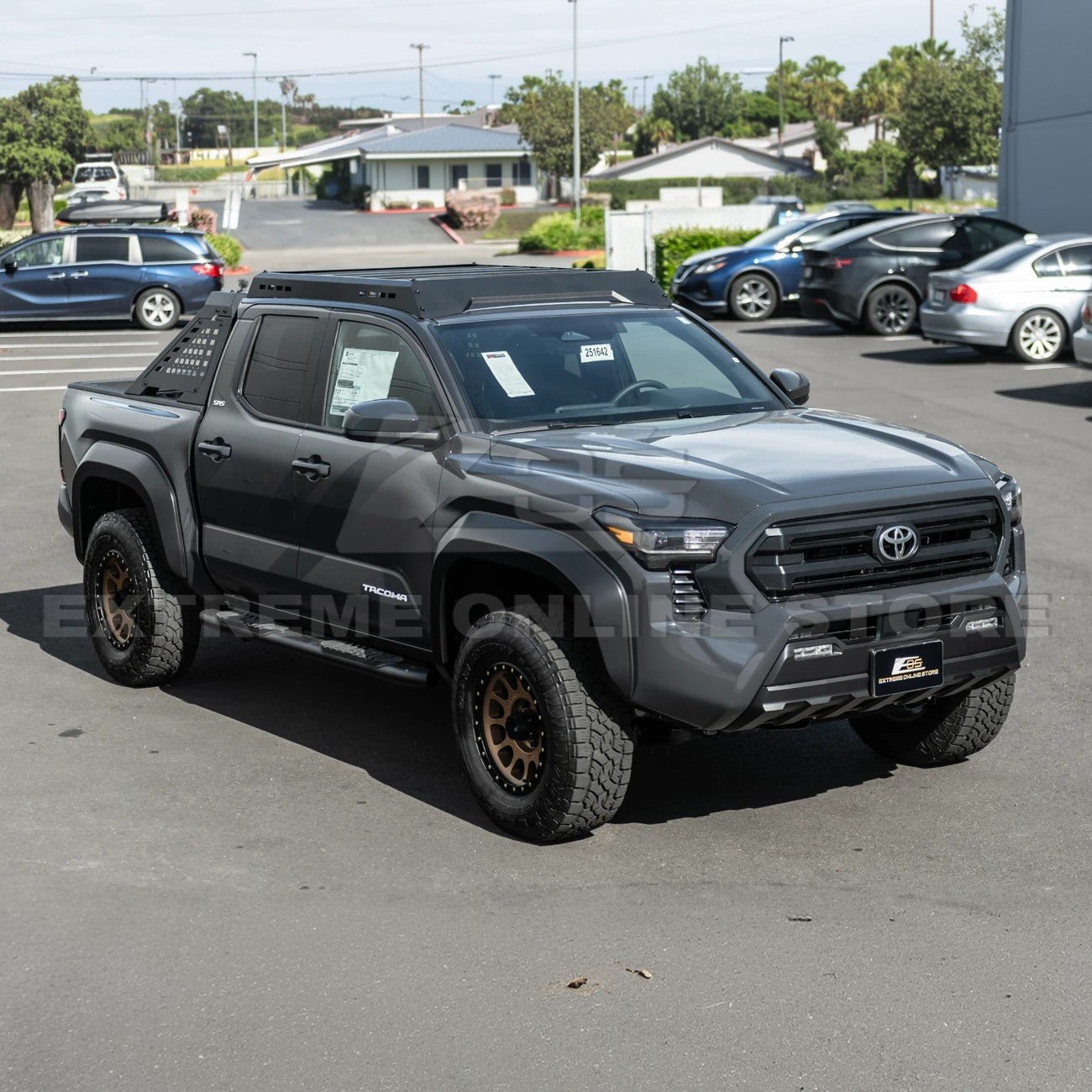 Toyota Tacoma N500 Factory Style Black Roof Rack Cargo Carrier 2024-Up