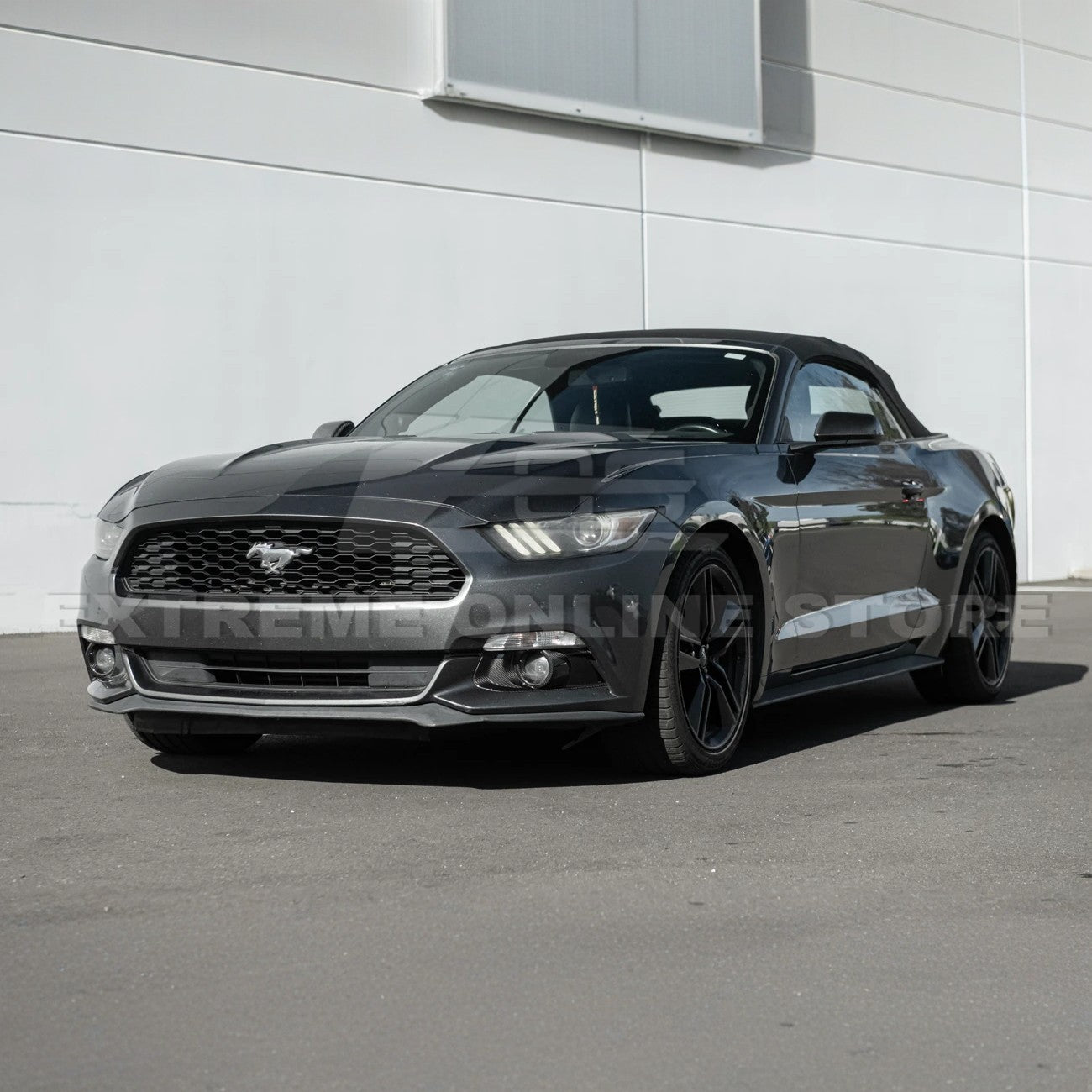 Ford Mustang S550 Dry Carbon Fiber Front Bumper Fog Light Bezel Cover Pair 2015-2017