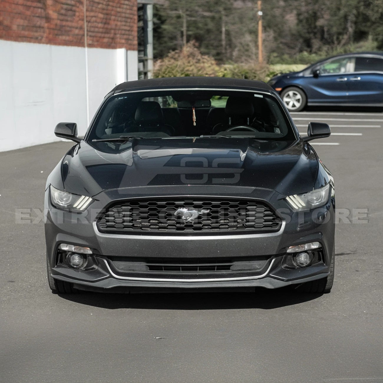 Ford Mustang S550 Dry Carbon Fiber Mirror Cap Cover Pair 2015-2023