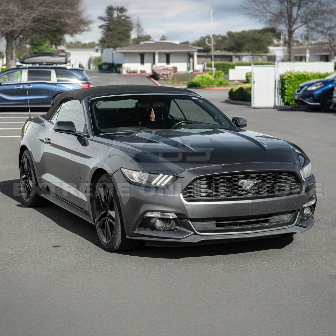 Ford Mustang S550 Dry Carbon Fiber Mirror Cap Cover Pair 2015-2023