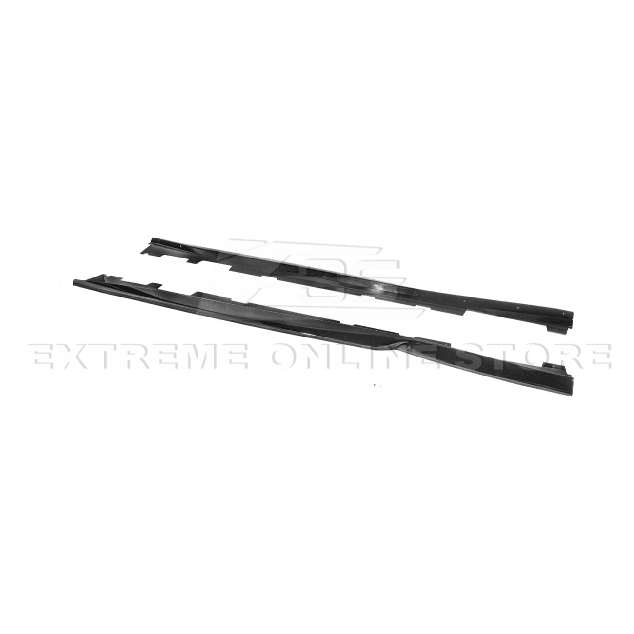 Chevrolet Camaro 6th Gen T6 Style Gloss Black Carbon Fiber Side Skirts 2019-2024
